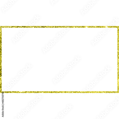 Rectangle Shape With Glitter Frame