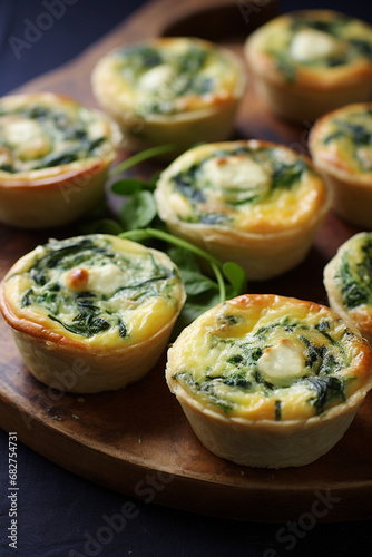 Brunch Bites: Mini Quiches Infused with Spinach for Easter Gathering