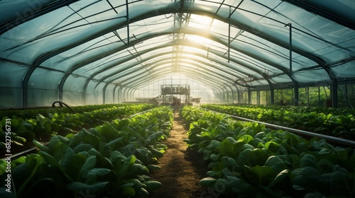 Canvas-taulu green house vegetable farm