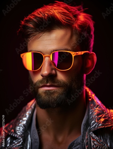 man wearing sunglasses