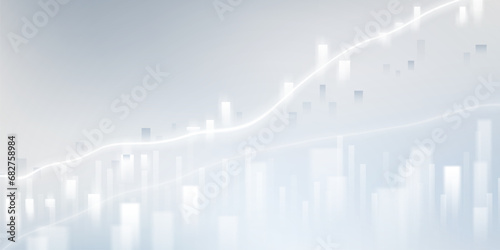 business vector illustration design Stock market charts or Forex trading charts for business and finance ideas.