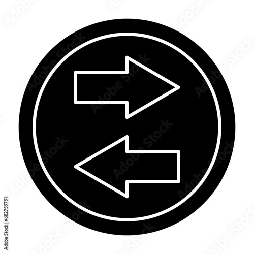 Two Way Arrow Icon Free Download Two Way Arrow Icon - GFXLoad