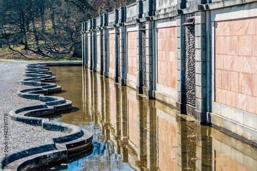 Photography Drottningsholm Palace, in Sweden on the island of Lovon in Lake Malaren
