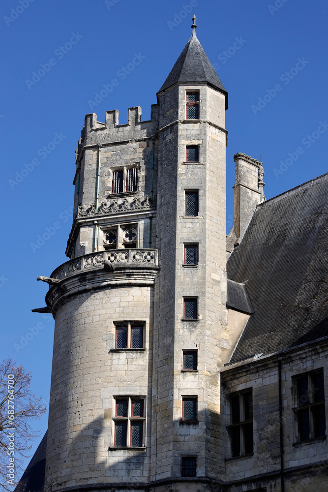 Obraz premium Jacques Coeur Palace, Bourges, France.