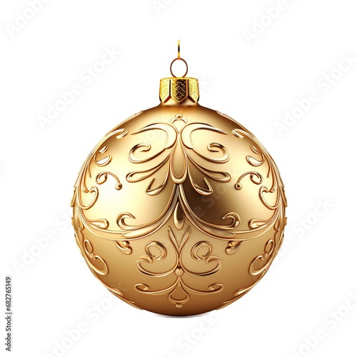 Golden christmas decoration, gold theme, christmas magic, decorative gold, christmas tree ornaments, generative ai