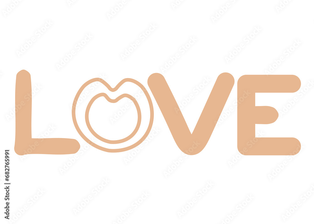 A heart of love filled with beautiful emotions. Style 1 ,Line art ,Colour brown A heart of love filled with beautiful emotions. Style 1 ,Line art ,Colour brown