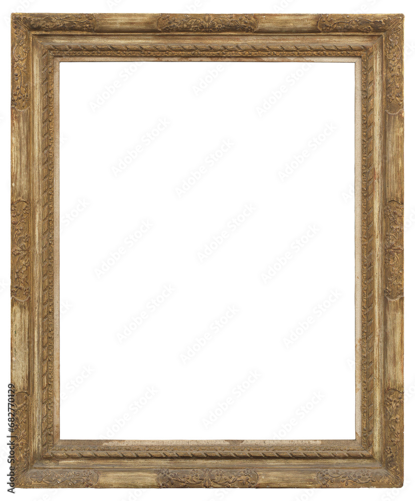Wooden picture frame in PNG format on a transparent background. Wooden picture frame in PNG format on a transparent background.