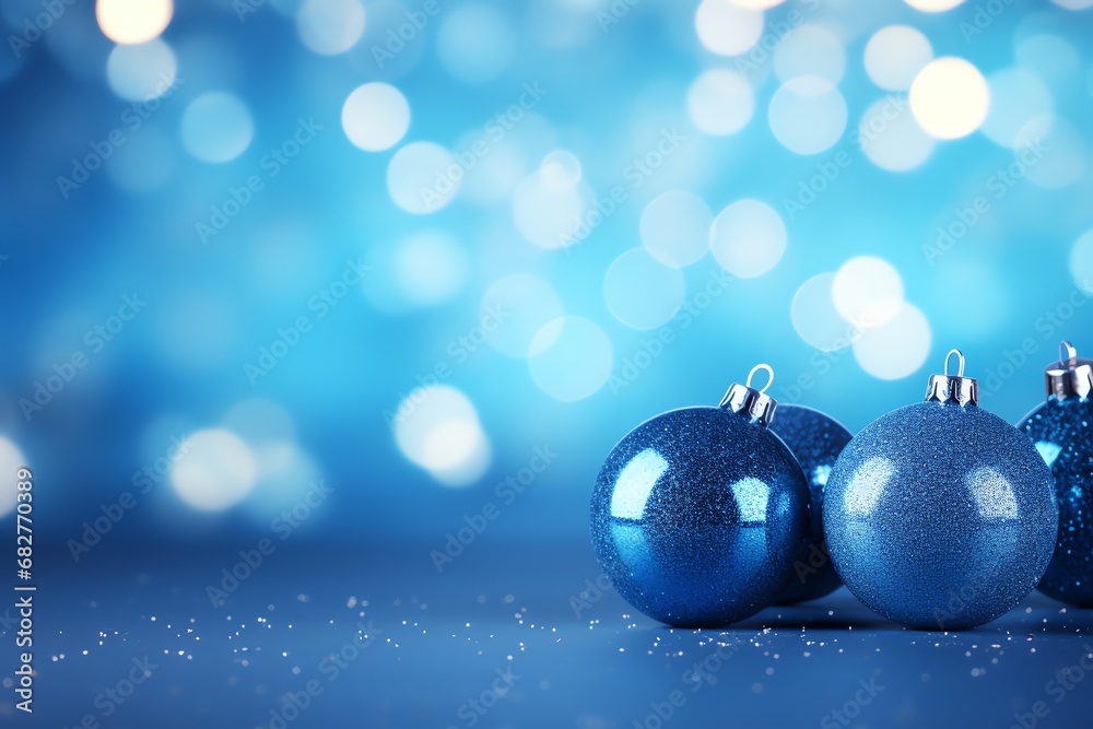 a group of blue ornaments a group of blue ornaments