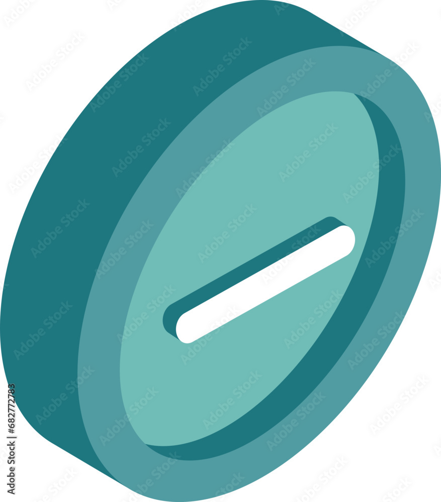 3D positive negative buttons 3D positive negative buttons