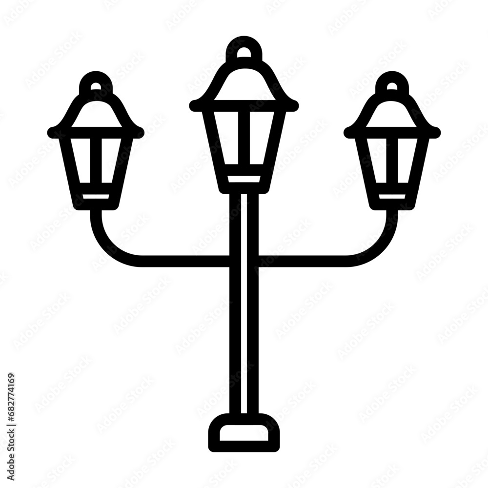Streert Lamp Icon Streert Lamp Icon