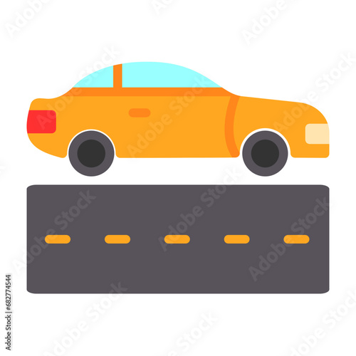 Car Lane Icon