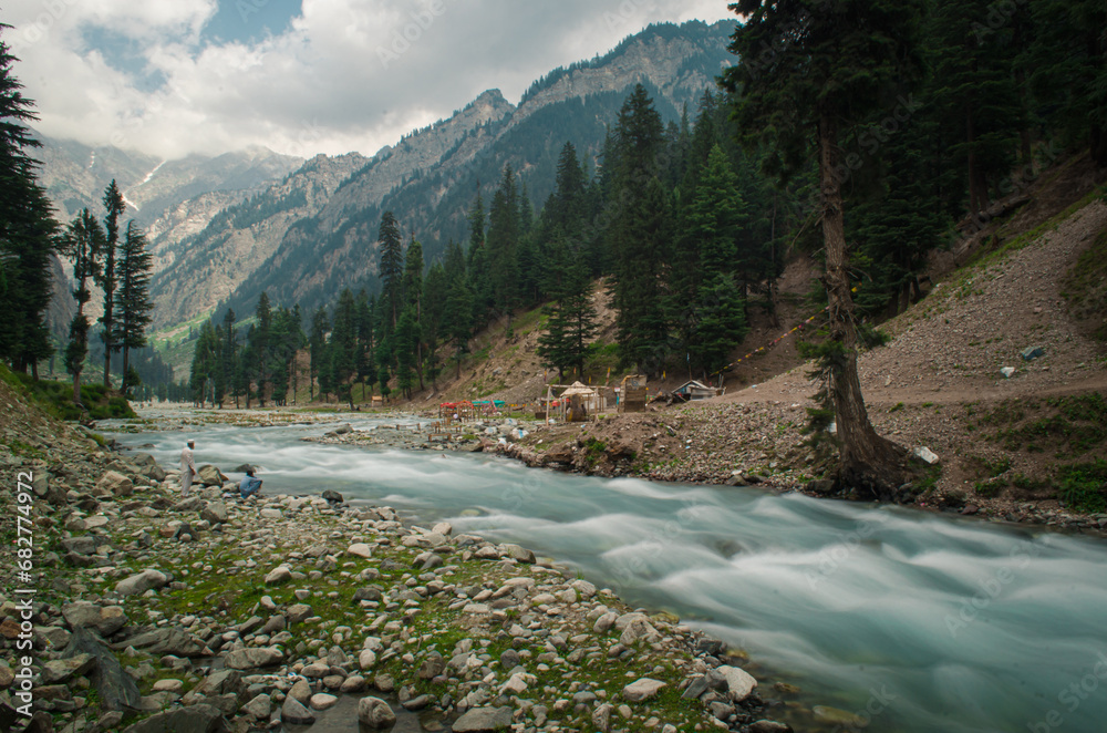 Blue water spot is a gorgeous valley located 40 minute drive away from Mall road Kalam valley, swat and its located in Anakar village.