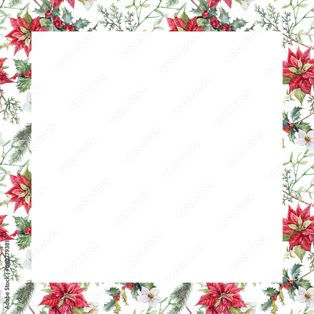 Obraz premium Christmas Frame postcard