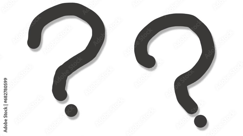 Moving question mark on background for popular science topics or quizzes Moving question mark on background for popular science topics or quizzes