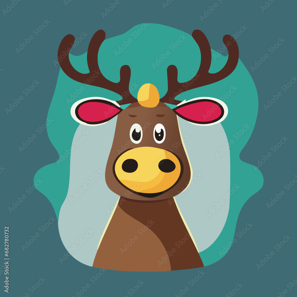 christmas reindeer with nose christmas reindeer with nose