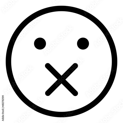 Outline Emoticon Illustration