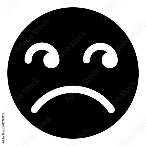 Solid Emoticon Illustration