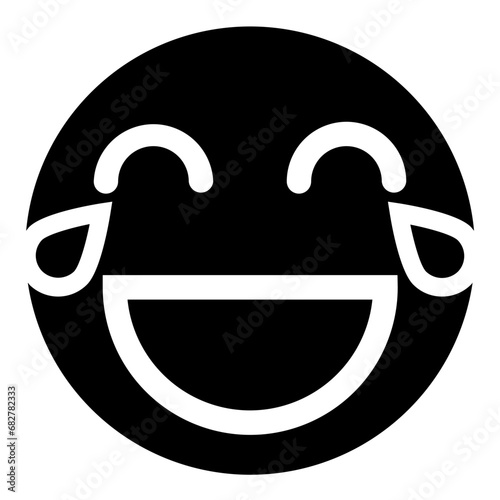 Solid Emoticon Illustration