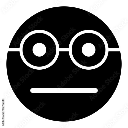 Solid Emoticon Illustration