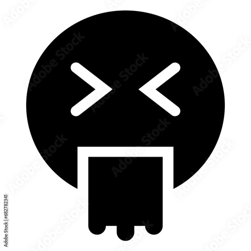 Solid Emoticon Illustration