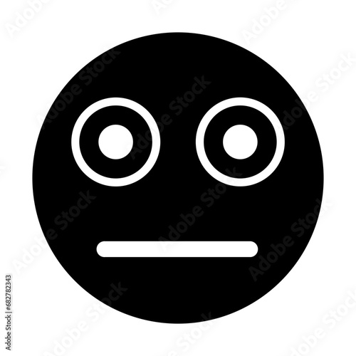 Solid Emoticon Illustration