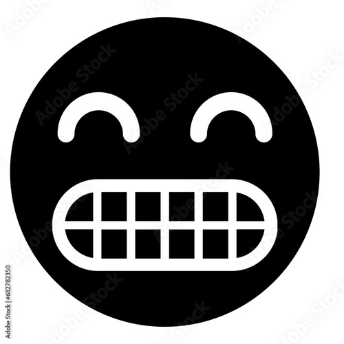 Solid Emoticon Illustration
