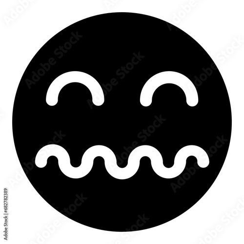 Solid Emoticon Illustration