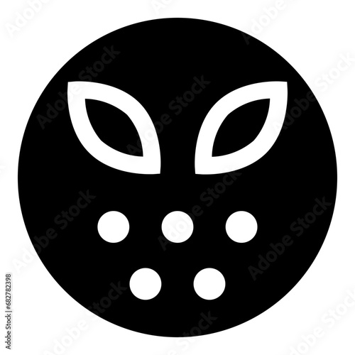 Solid Emoticon Illustration