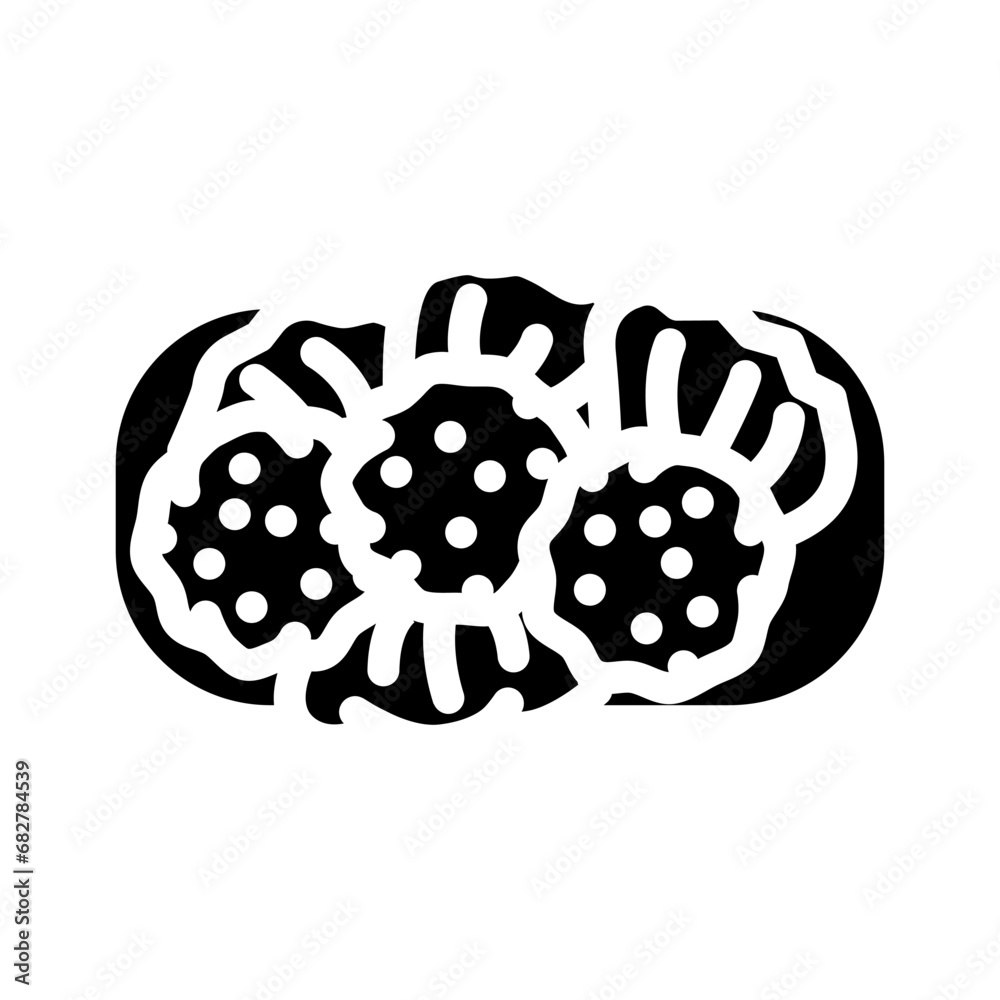 lentil kofte turkish cuisin glyph icon vector. lentil kofte turkish cuisin sign. isolated symbol illustration lentil kofte turkish cuisin glyph icon vector. lentil kofte turkish cuisin sign. isolated symbol illustration