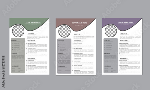 Clean Modern Resume and Cover Letter Layout Vector Template for Business 
Job Applications, Minimalist resume cv template, Resume design template,
 cv design, multipurpose resume design.