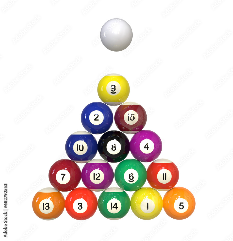 Pool billiard balls or Snooker billiard. Pool billiard balls or Snooker billiard.