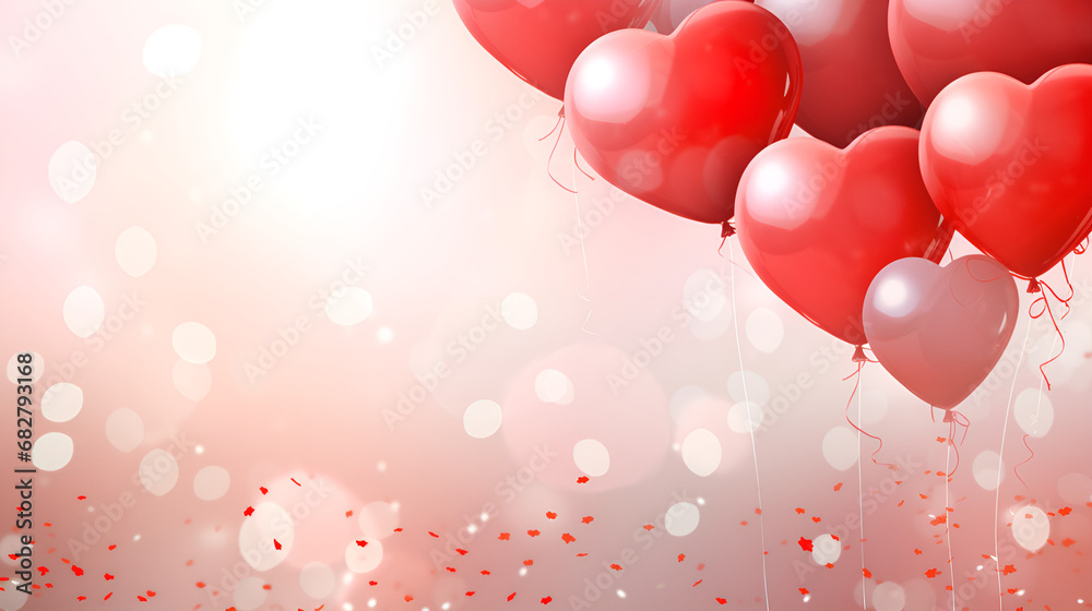 heart shaped balloons heart, balloon, love, valentine, holiday, celebration, vector, party, day, pink, balloons, 
