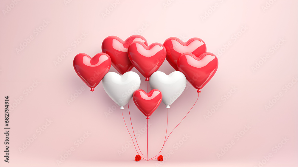 red heart on white background heart, love, valentine, balloon, shape, day, celebration, holiday, romance, red, hearts, gift, 