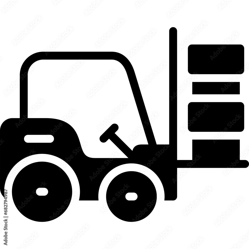 Forklift Icon Forklift Icon