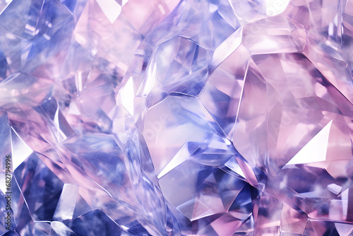 Abstract Wallpaper Featuring a Close-up of Gemstones and Crystals.
