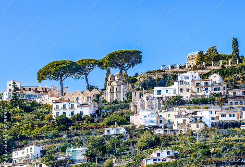 Ravello ca. 300 m hoch gelegene Ort an der Amalfiküste in der Provinz Salerno in der Region Kampanien