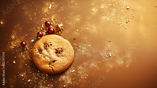 biscoito decorado para o natal a photo