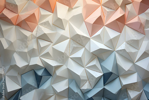 Abstract Geometric Background Origami 