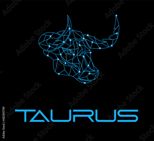 The illustration - zodiac sign in the modern style.

