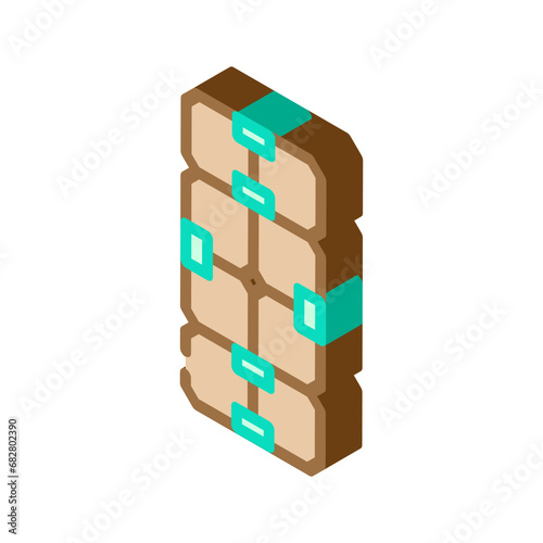 infinity cube fidget toy isometric icon vector. infinity cube fidget toy sign. isolated symbol illustration