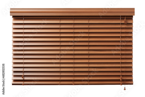 Classic Wooden Blinds Timeless Elegance on a transparent background