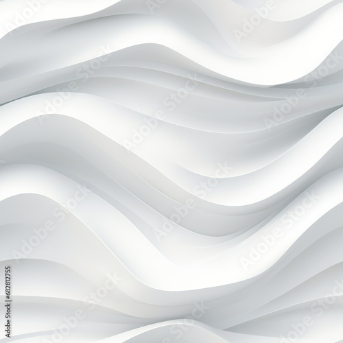 Abstract White Waves Texture Background