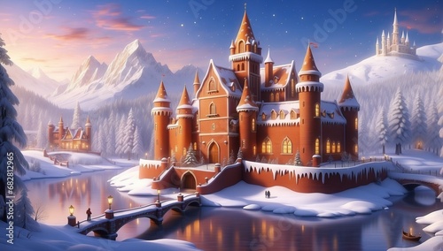 Winter's Sweetest Keep: The Gingerbread Fortress