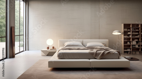 Serene Sleep Haven with Minimalist Bedroom Design