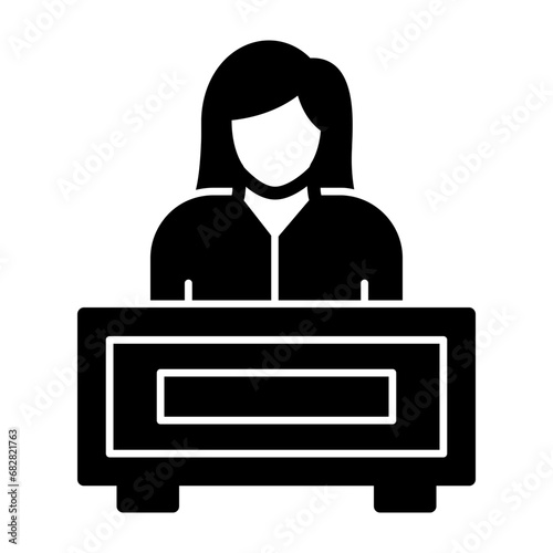 Receptionist Icon