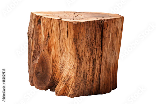 tree stump isolated on transparent background. PNG