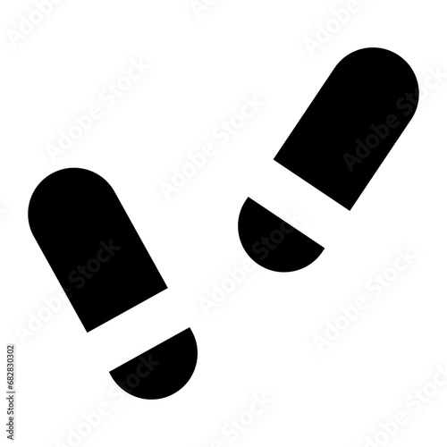 footsteps glyph
