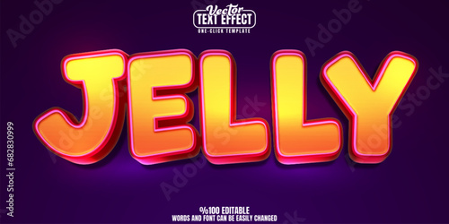 Cartoon editable text effect, customizable animation and characters 3D font style