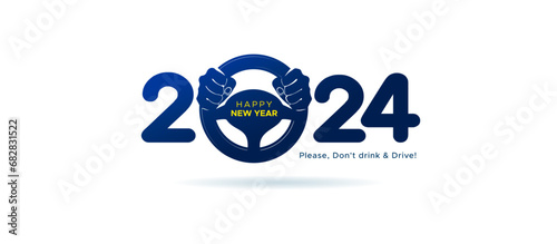 Safety concept design for New Year 2024 holiday.