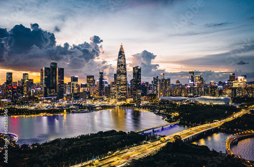 Wallpaper Mural Shenzhen Talent Park panoramic city  Torontodigital.ca